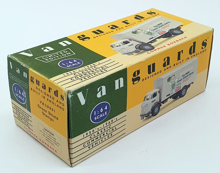 Vanguards 1/64 Scale VA28001 - Commer Boxback Van - Green Shield