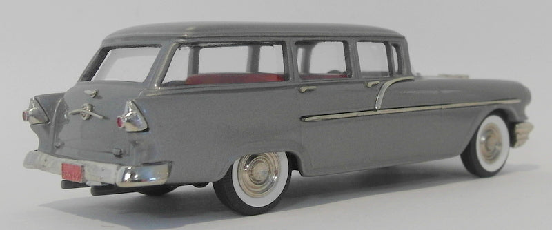 Brooklin 1/43 Scale BRK151 - 1956 Pontiac Chieftain 860 4Dr Station Wagon Gray