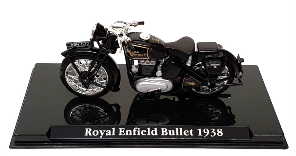 Atlas Editions 1/24 Scale 4 658 110 - 1938 Royal Enfield Bullet - Black