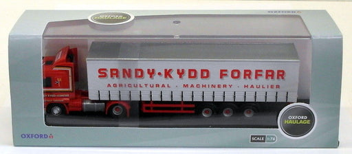 Oxford Diecast 1/76 Scale 76S143004 - Scania 143 Short Curtainside Sandy Kydd