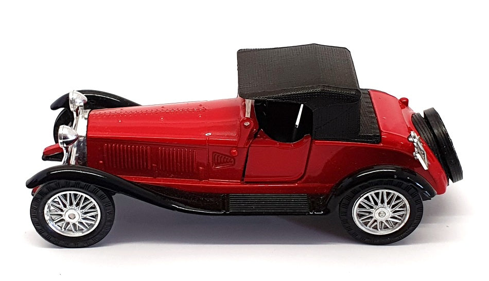 Polistil 12cm Long Diecast Model Car OC3 - Alfa Romeo 1750 6C - Red