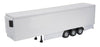 Corgi 1/50 Scale CC19912 - Tri Axle Fridge Trailer with Skirts - White
