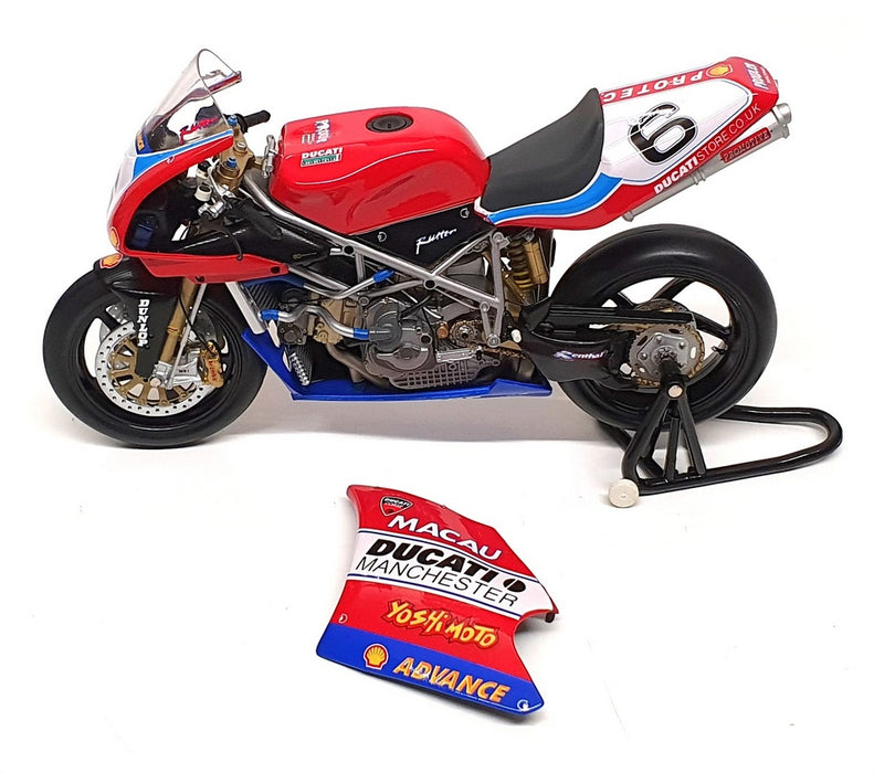 Minichamps 1/12 Scale 122 021296 - Ducati 998 RS - M. Rutter Macau GP 2002