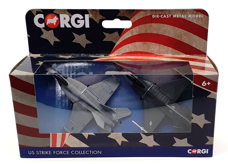 Corgi 11cm Long CS90684 - McDonnell F18 Hornet & Lockheed F16 Fighting Falcon
