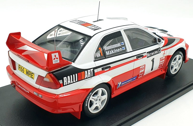 IXO 1/18 Scale 18RMC093B - Mitsubishi Lancer RS Evo V #1 RAC 1998 T.Makinen
