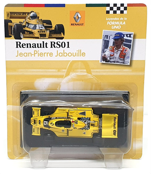 Altaya 1/43 Scale 11244 - F1 Renault RS01 1977 #15 Jabouille - Yellow