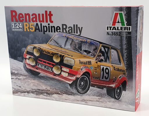 Italeri 1/24 Scale Model Car Kit 3652 - Renault R5 Alpine Rally