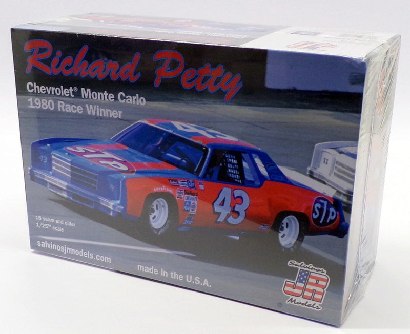 JR Salvinos Models 1/25 Scale Kit RPMC1980N Chevrolet Monte Carlo R. Petty