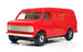 Corgi Appx 11cm Long Diecast 423/1 - GM Van Royal Mail - Red