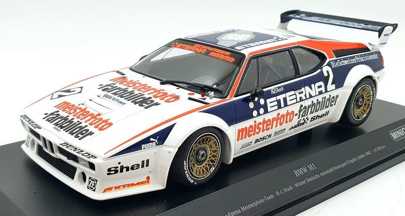 Minichamps 1/18 Scale 155 822902 - BMW M1 Schnitzer Eterna 1982 H.J.Stuck