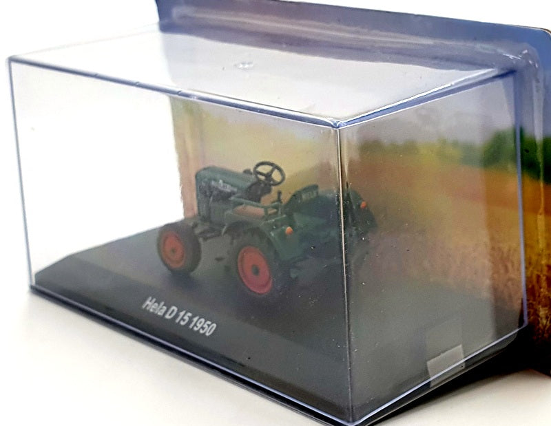 Hachette 1/43 Scale Model Tractor HL17 - 1950 Lanz Hela D15 Green