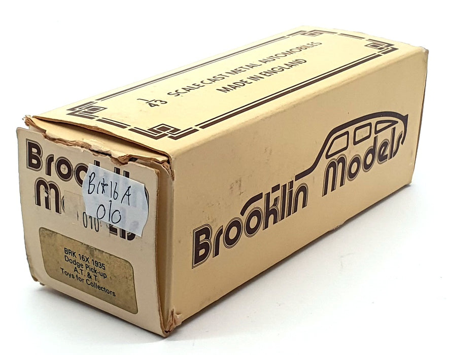 Brooklin 1/43 Scale BRK16 010 - 1935 Dodge Pick Up - A.T & T. 1 Of 400