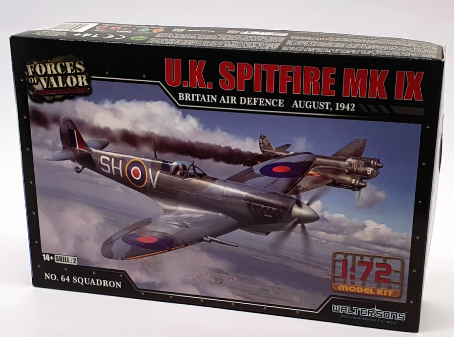 Forces Of Valor 1/72 Scale Model Kit #9 - UK Spitfire Mk. IX Aircraft 1942