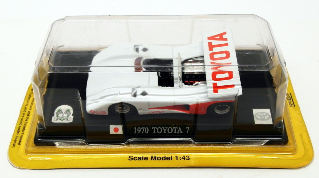 Altaya 1/43 Scale Model Car 4319 - 1970 Toyota 7 - White/Red