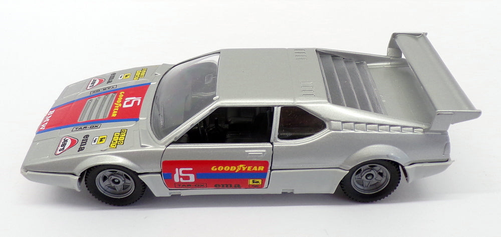 Tonka Polistil 1/24 Scale Diecast 03137 - BMW M1 - Silver #15