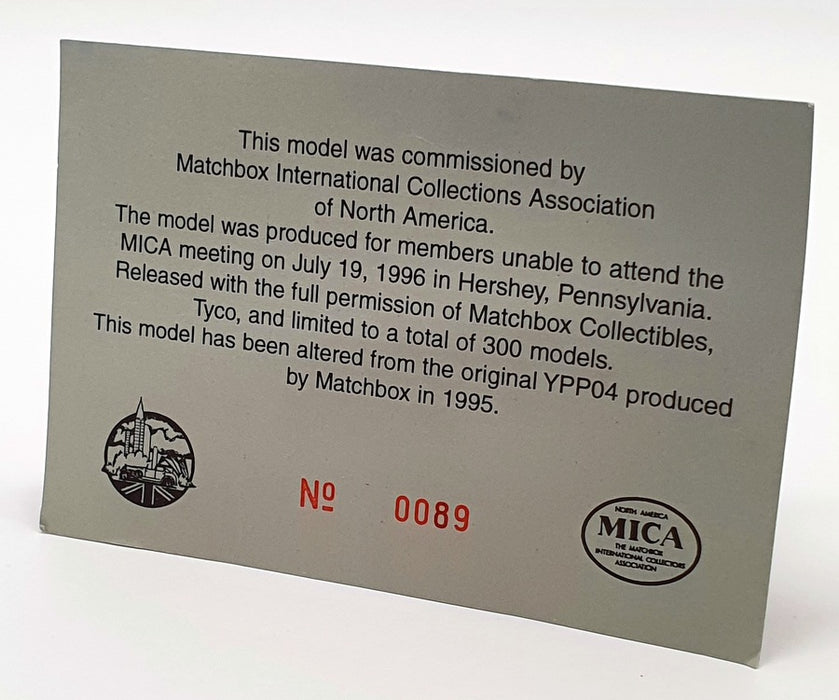 Matchbox 1/43 Scale MSM01 - Dodge Van - Black 1 Of 300