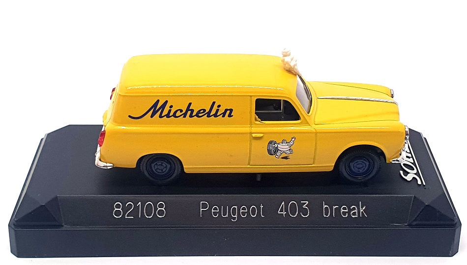 Solido 1/43 Scale Model Van 82108 - Peugeot 403 Break - Michelin
