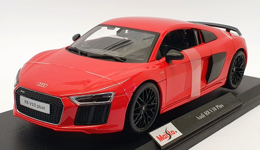 Maisto 1/18 Scale 46629 - Audi R8 V10 Plus - Red