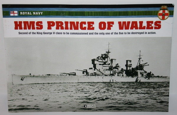 DeAgostini Atlas Editions Legendary Warships - HMS PRINCE OF WALES