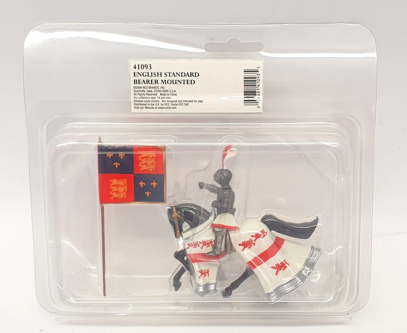 Britains 95mm Tall Figurine 41093 - English Standard Bearer Mounted