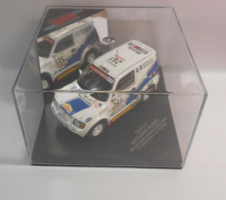 Skid 1/43 Scale Diecast Model SKM147 MITSUBISHI PAJERO J.P.FONTENAY 2000