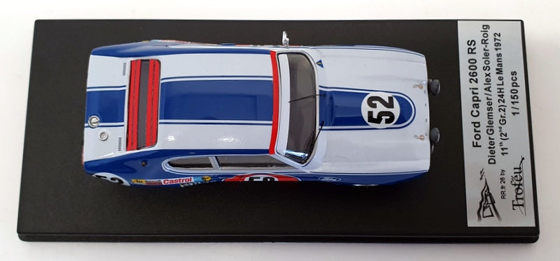 Trofeu 1/43 Scale Model Car RRfr26 - Ford Capri 2600 RS Glemser/Soler-Roig 1972