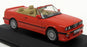 Vanguards 1/43 Scale Model Car VA13700 - BMW E30 Alpina C2.5 Convertible - Red