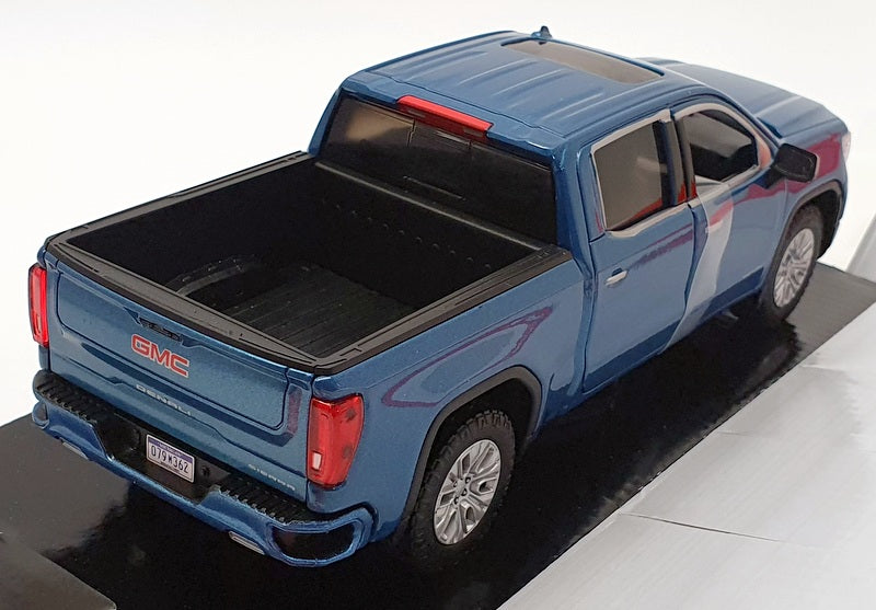 Motor Max 1/27 Scale 79362 - 2019 Ford GMC Sierra 1500 Denali Crew Cab - Blue