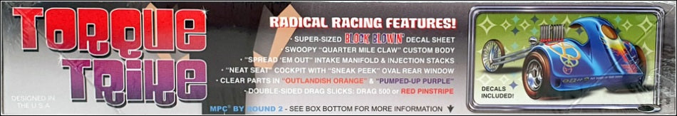 MPC 1/25 Scale Trick Trike Series Unbuilt Kit MPC897/12 - Torque Trike
