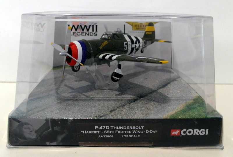 Corgi 1/72 AA33808 P-47D Thunderbolt Harriet 65th Fighter wing