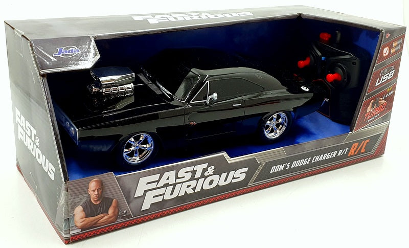Jada 1/16 Scale 97584  - Dom's Dodge Charger R/C 2.4 GHz Fast & Furious