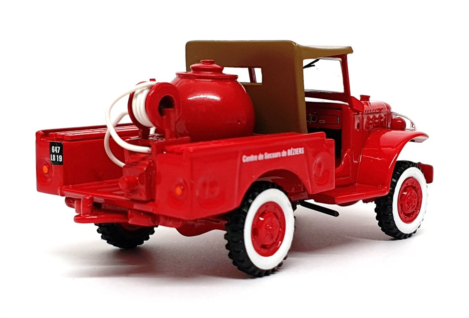 Corgi 1/43 Scale EX51706 - Dodge Fire Truck Pompiers De Beziers - Red