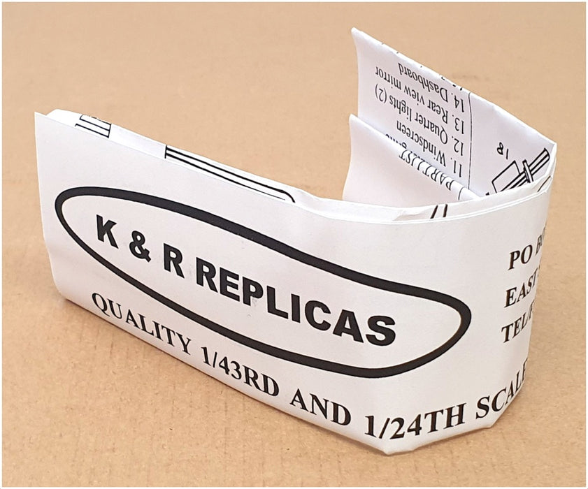 K&R Replicas 1/43 Scale Unbuilt Kit KR103H - Austin Healey 3000 Mk3 Phase I