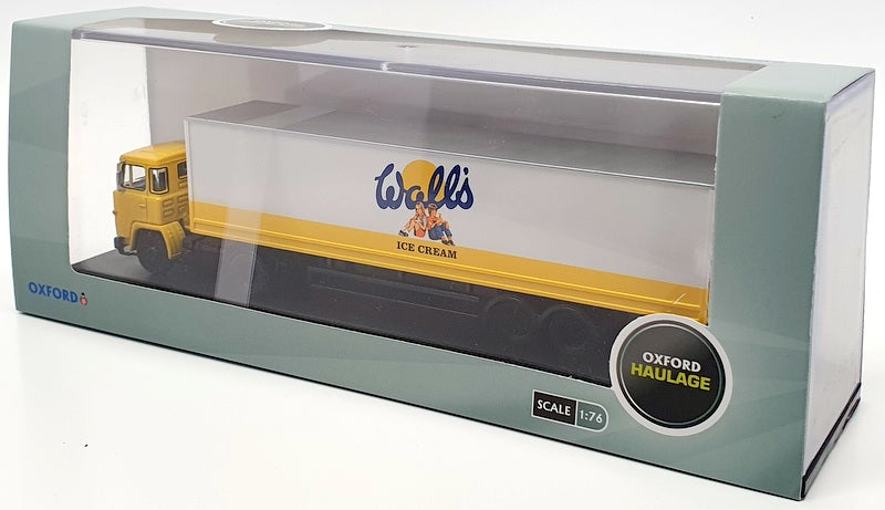 Oxford Diecast 1/76 Scale 76SC110004 - Scania 110 40ft Trailer Walls Ice Cream
