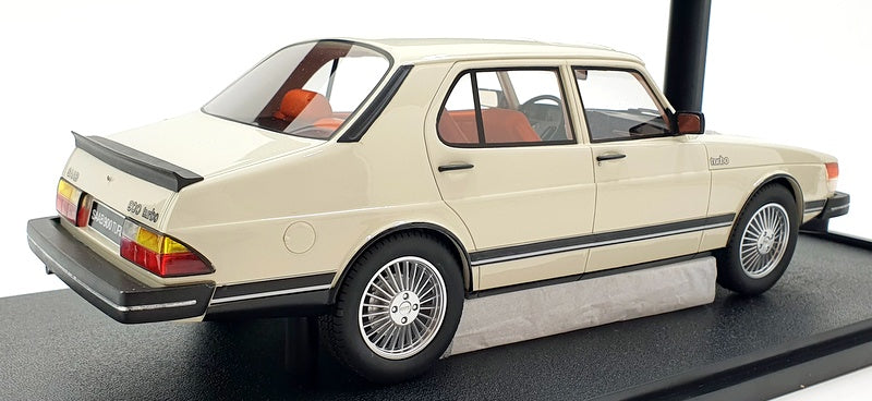 Cult Models 1/18 Scale CML099-2 - SAAB 900 Turbo 4 Door - White