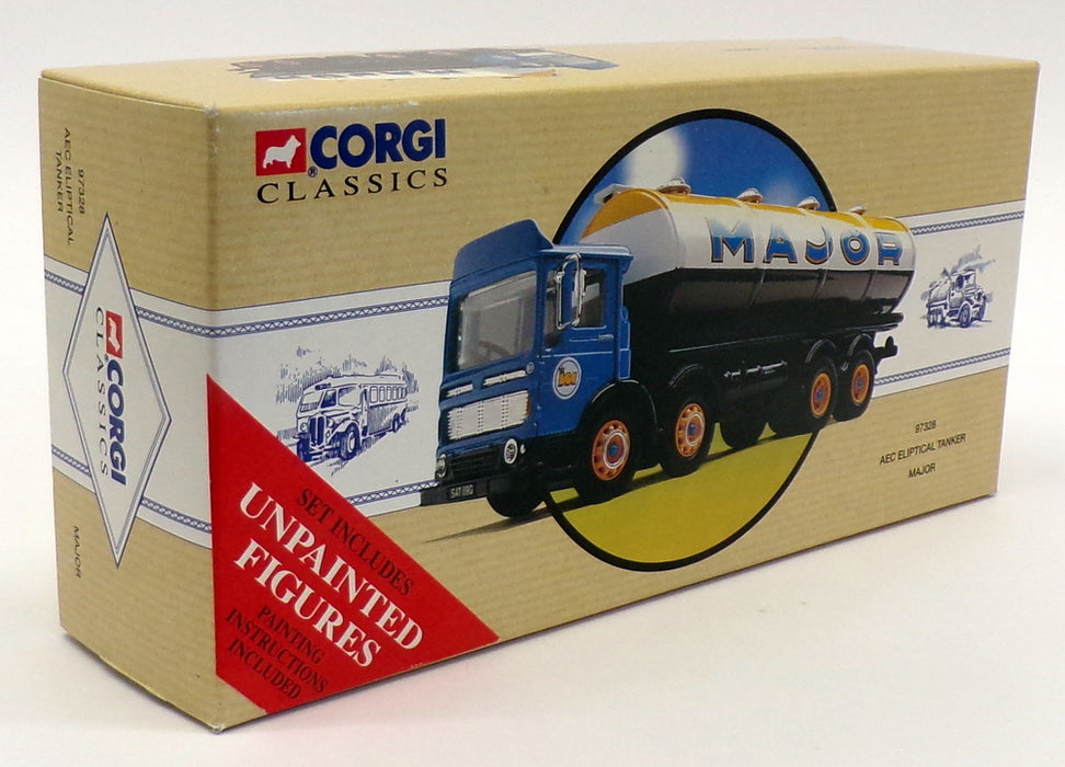 Corgi 1/50 Scale Diecast 97328 - AEC Eliptical Tanker Truck - Major