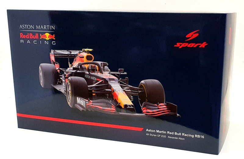 Spark 1/18 Scale 18S485 -2020 RedBull RB16 Alexander Albon P4 Styrian GP