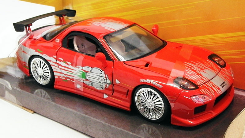 Jada 1/24 Scale 98338 - Fast & Furious Dom's Mazda RX-7 - Red