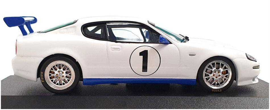 Ixo 1/43 Scale GTM014 - Maserati Trofeo Presentation Car #1 - White/Blue