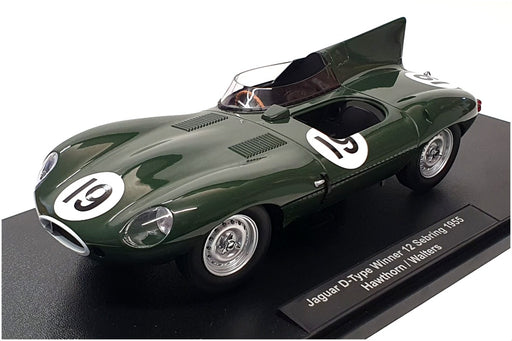 CMR 1/18 Scale CMR193 Jaguar D-Type 12 Sebring 1955 #19 Winner Hawthorn/Walters