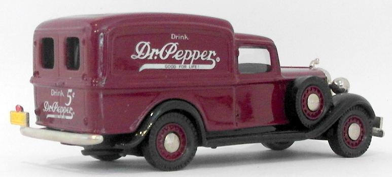 Brooklin 1/43 Scale BRK16 023  - 1935 Dodge Van Dr. Pepper Maroon