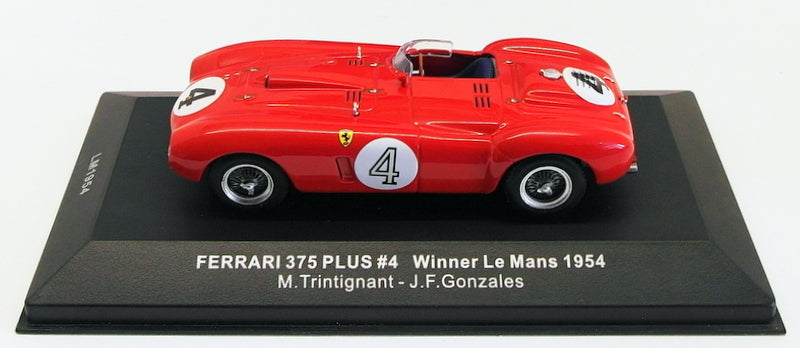 Ixo Ferrari 375 Plus #4 Winner Le Mans 1954 Trintignant Gonzales Lm1954 Ixo Ferrari 375 Plus #4 Winner Le Mans 1954 Trintignant Gonzales Lm1954