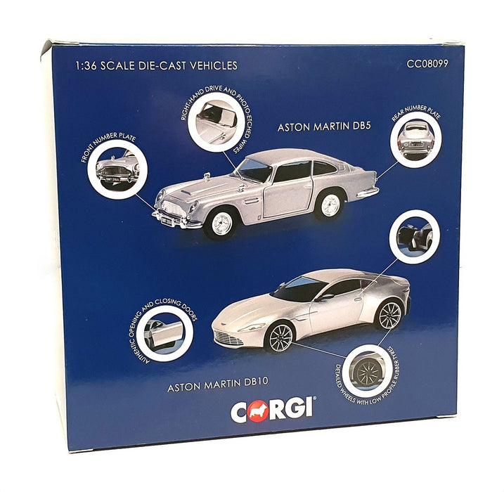 Corgi 1/36 Scale CC08099 - Aston Martin DB5 And DB10 Bond 007 - Spectre