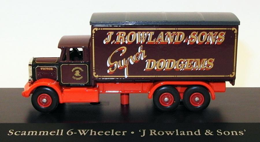 Atlas Editions 1/76 Scale 4 654 119 - Scammell 6 Wheeler - J.Rowland & Sons