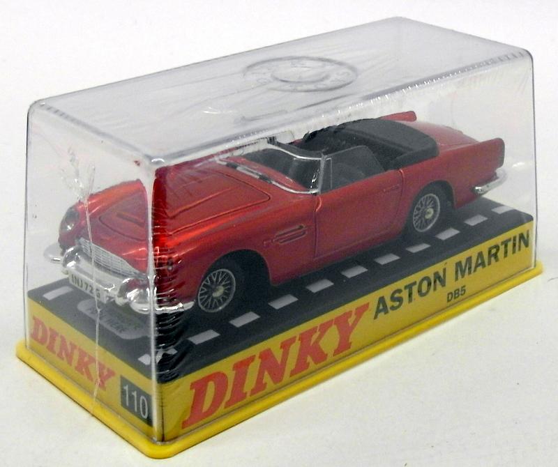 Atlas Editions Dinky Toys Model Car 110 - Aston Martin DB5 Red - MIMB!