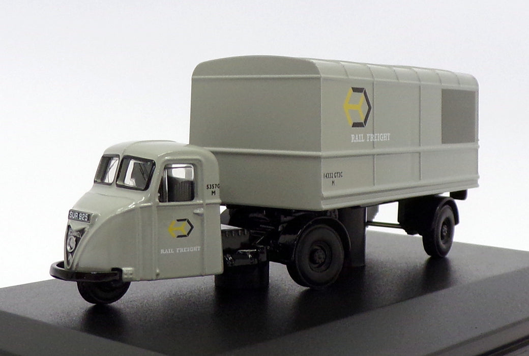 Oxford Diecast 1/76 Scale 76RAB003 - Scammell Scarab Van Trailer - Rail Freight