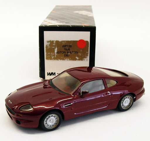 Western Models 1/43 Scale Model Car WP126 - 1995 Aston Martin DB7 - Dark Red