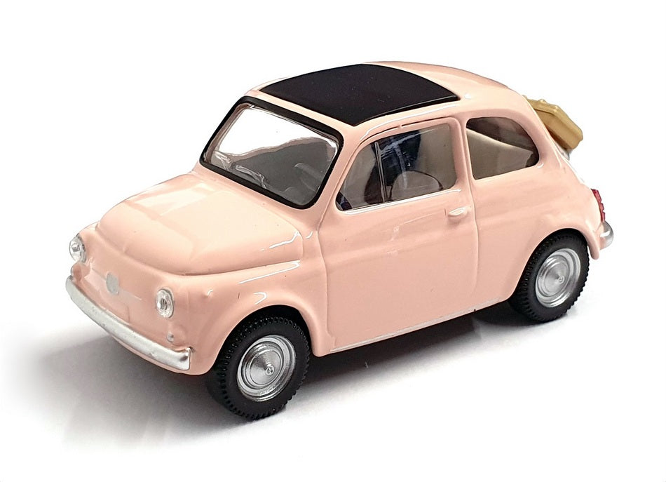 Norev 1/43 Scale Diecast 771200 - Fiat 500F - Lt. Pink