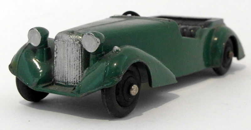 Vintage Dinky 38D - Alvis Sports Tourer - Green In Collecta Box