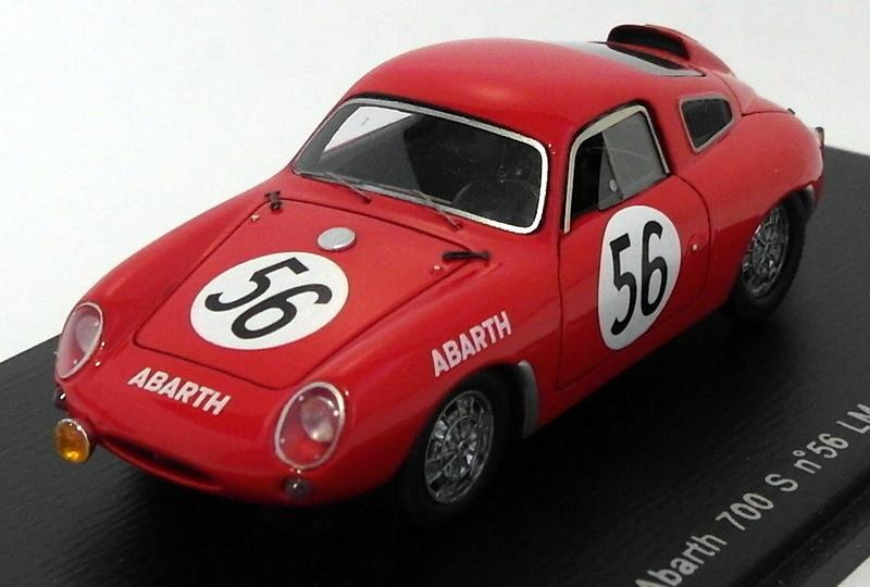 Spark Models 1/43 Scale Resin S1337 - Abarth 700 S #56 Le Mans 1961